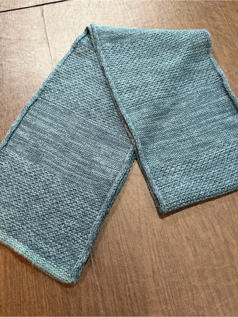 The North Face Scarf Blue Knit One Size